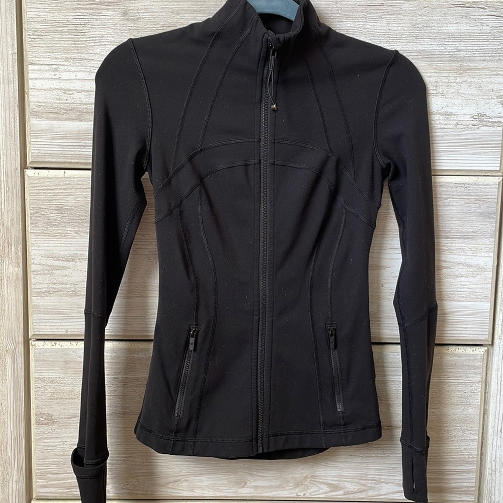 Black Lululemon define jacket size 2